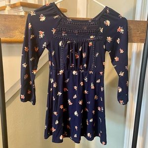 Love, Glam Girl “Chika” crochet detail dress size S girls